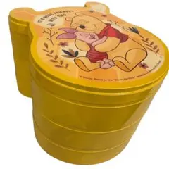 ディズニー くまのプーさん 三段重箱 収納ケース 美品のサムネイル