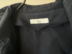 Discoat フード付きネイビー マウンテンパーカー