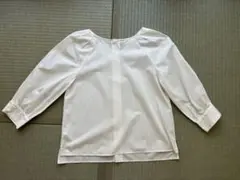 【green label relaxing】バックボタンブラウス