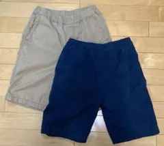 ユニクロ　ショートパンツ　ハーフパンツ　キッズ 140 セット