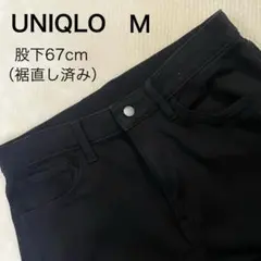 UNIQLO ユニクロ EZYジーンズ M ブラック 321-475597 黒