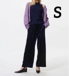 ユニクロ　ソフトベロアイージーパンツ　S