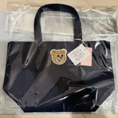 【♡様】オールドテディワッペントート ネイビーL