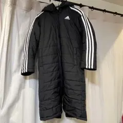 【最終お値下げ✨】adidas ブラック ベンチコート 140