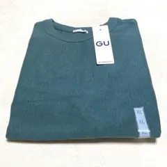 新品 GU WOMAN スウェットプルオーバー(長袖) GREEN XLのサムネイル