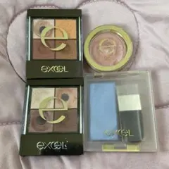 【まとめ売り】excel アイシャドウパレット 4種セット