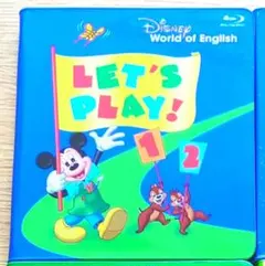 レッツプレイ　Blu-ray　1-2巻 ディズニー　英語　dwe 美品