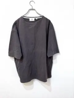 417 EDIFICE 半袖Tシャツ チャコールグレー ゆったりシルエットのサムネイル