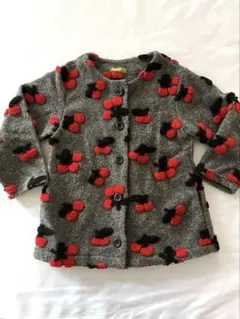 【美品】韓国ブランドmatilda ny ボアコートチェリー　7T♡