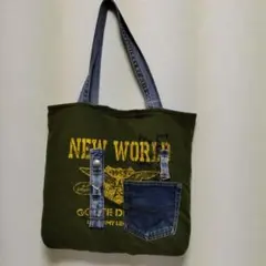 クリスマスセール〜12/26！　【リメイク品】トレーナーとGパンのコラボ　　大