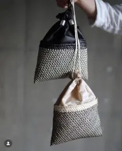 【新品】Suno&Morrison 巾着籠bag