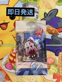 新品 ホロライブ めじるしアクセサリー 百鬼あやめ アクリルスタンド