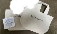 TULLY'S COFFEE　帆布ミニトートバッグ　2枚セット