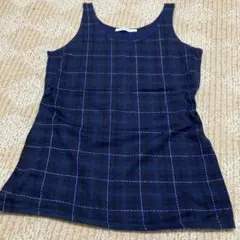LOWRYS FARM チェック柄 タンクトップ Mサイズのサムネイル