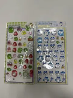 ボンボンドロップシール　くちぱっち　ハチワレ