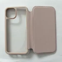 iPhone13用ケース 手帳タイプ ピンク （未使用）