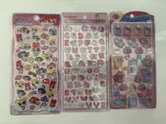 シール　3点セット　うるちゅる　プチドロップ　ボンボンドロップシール