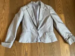 COMME CA ISM シルバー テーラードジャケット M