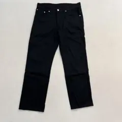 EDWIN 503 ブラック ストレートパンツのサムネイル