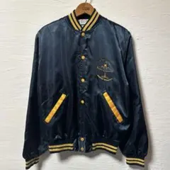 80's Birdie ナイロン スタジャン S ネイビー イエロー USA製