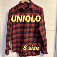 美品⭐︎UNIQLO ネルシャツ　Sサイズ