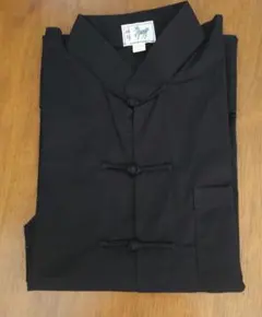 セール✨　男性用カンフースーツ　チャイナ服　カンフー　長袖　黒色　未使用美品