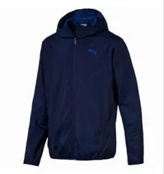 プーマ PUMA 580832 06 ウーブンジャケット Lサイズ(ネイビー)