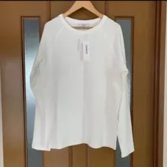 専用　オムネス　ストレッチジャガードクルーネック長袖Tシャツ