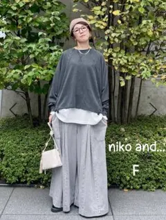 みえちん様専用2点　niko and...　ポケットワイドパンツ ＆オックス