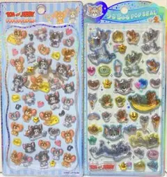 【トムとジェリー】 プチドロップシール うるちゅるPOPSEAL 2種セット