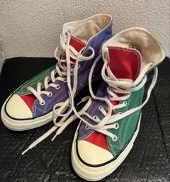 希少　廃盤　旧パッチ　2014年製 チャックテイラーct70 マルチカラー