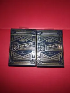 Monarch Playing Cards 青 トランプ2個