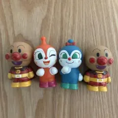 アンパンマン ソフビ 人形4体セット