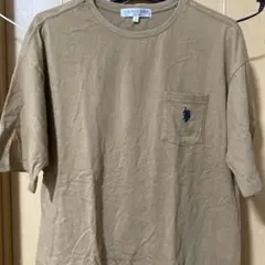 U.S. POLO ASSN. 胸ポケットTシャツ ベージュ L