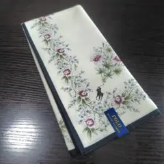 POLO RALPH LAUREN 花柄 ハンカチ 綿100%