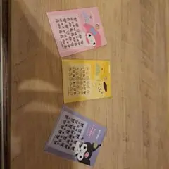 ネイルシール 3枚セット キャラクター