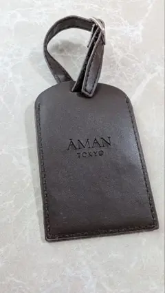 AMAN TOKYO アマン東京　ラゲージタグ 荷物タグ ネームタグ　ネイビー Amazon.co.jp: アマン東京 Aman Tokyo ラゲージタグ : 文房具