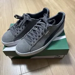 ラ*6様 PUMA グレー スニーカー　クライド　CLYDE