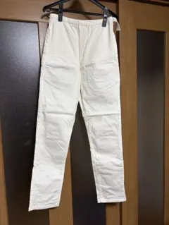 マタニティホワイトジーンズ　無印