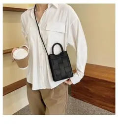 人気商品！ レディース 編み込み ショルダーバッグ ハンドバッグ 2way