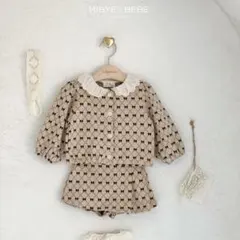 hibyebebe セットアップ リボン monbebe anneshirley