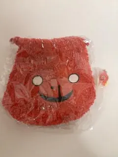 しずくちゃん もこもこ巾着ポーチ　めじるしアクセサリー はなぢ君