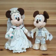 ディズニー ウェディング ぬいぐるみ