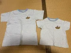 ミニオンズ ストライプ Tシャツ 100cm&160cm 2枚セット