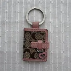 vintage coach BookPhoto enamel keychain - メルカリ