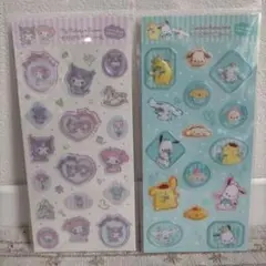 サンリオ　キャラクターズ すりガラス風　シール ポムポムプリン クロミ　正規品