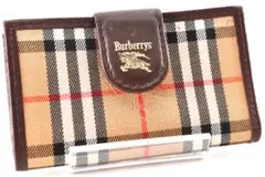 未使用 Burberrys バーバリーズ キーケースチェック柄 ユニセックス