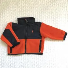 【美品】Polo Ralph Lauren フリースジャケット 9M オレンジ