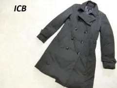 ICB　アイシービー　ダブル　チェスターダウンコート　ブラックグレー　９