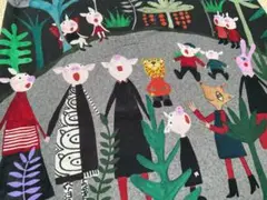 ハンドメイド　楕円形　ハギレ　￼新品